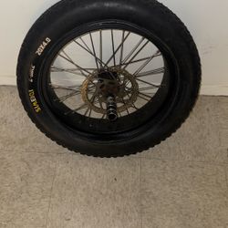 Tire With Rims For Ebike