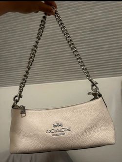 white coach bag
