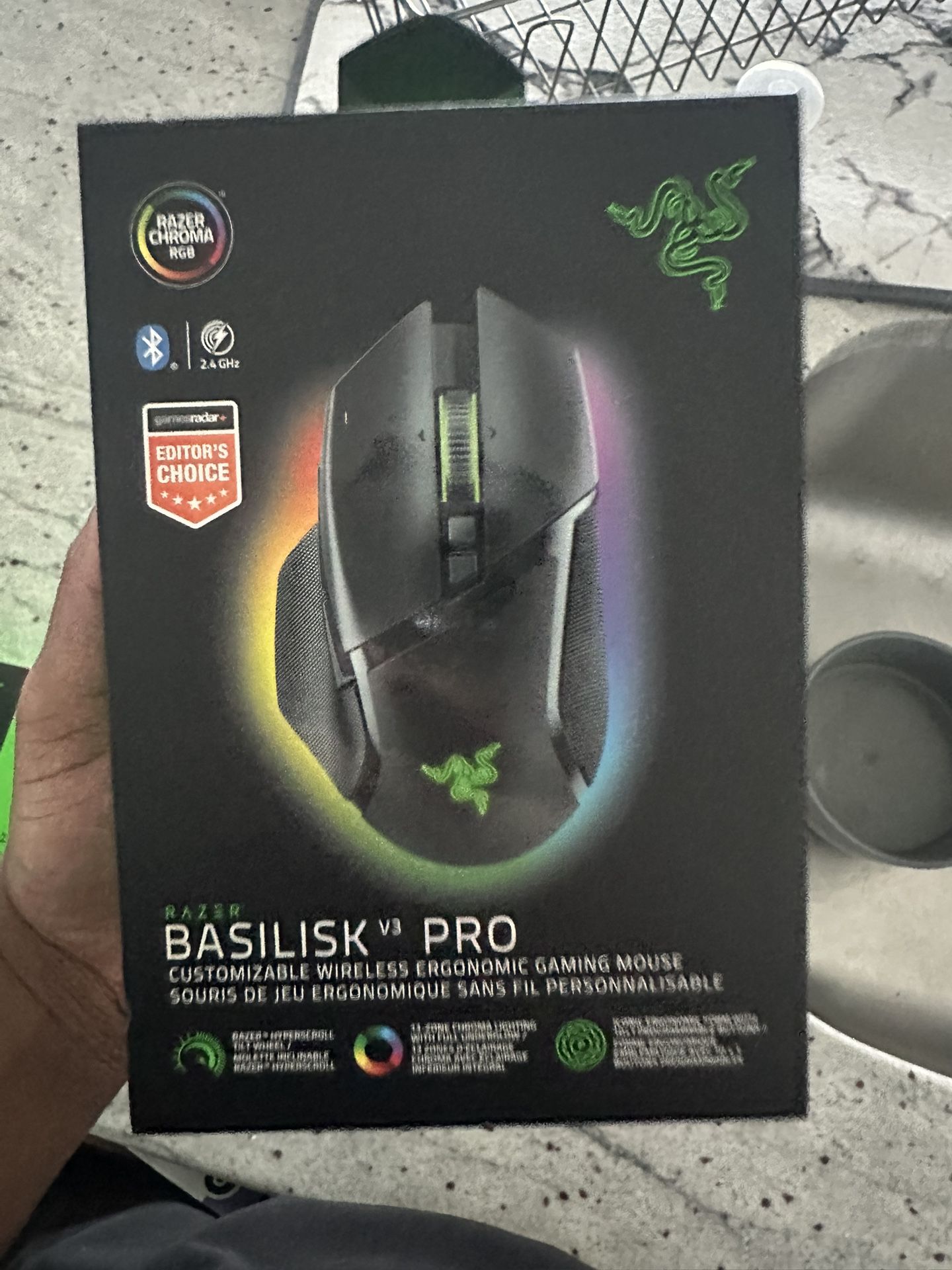 Razer Basilisk V3 Pro Wireless Gaming Mouse | New Sealed | Fast Shipping