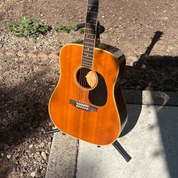 Rare Japanese Acoustic Guitar