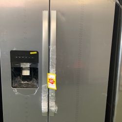 Whirlpool side-by-side refrigerator stainless steel 4Z