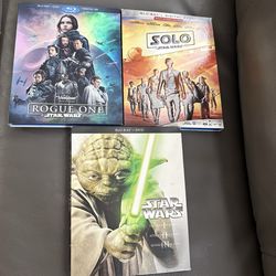 5 Star Wars Blu-ray Disc lot