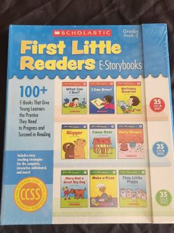 Brand New In Sealed Box Scholastic First Little Readers E-Story Books Levels A, B, C (Grades Pre K-2)