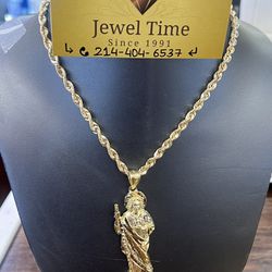 10kt Gold Chain With Pendent