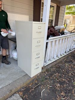Large lockable file cabinet