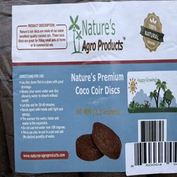 Nature's Premium Coco Coir Discs