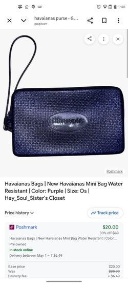 $7 Havaianas clutch wrist purse