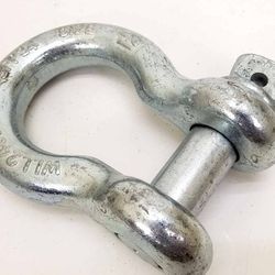 Screw Pin Anchor Tackle Shackle (5FP34) 24000 LBS. 1 1/4" Inch Hook 