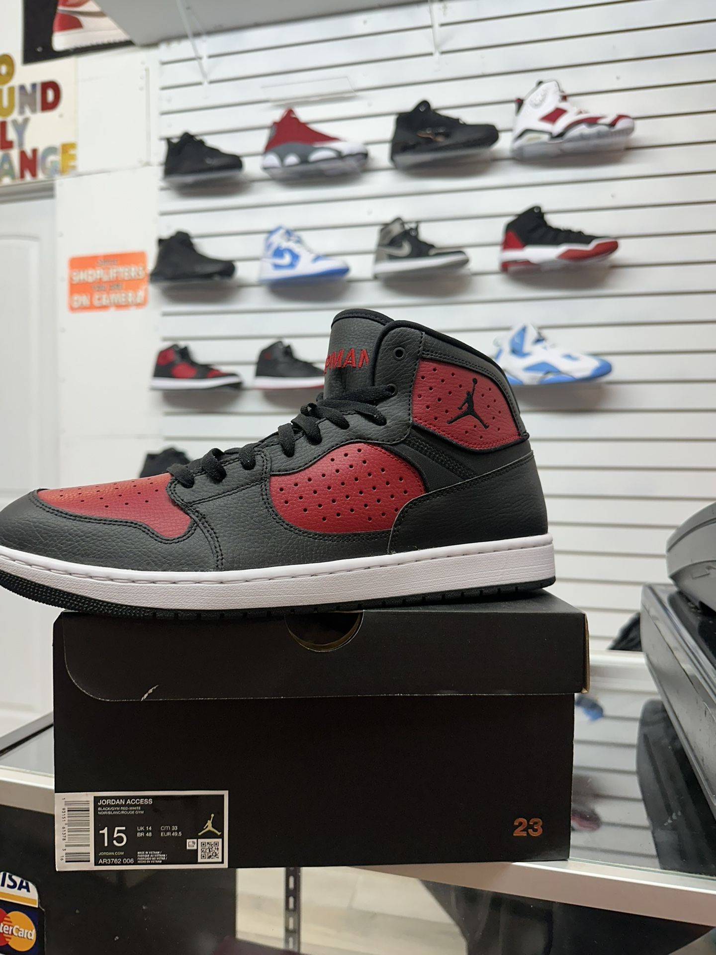 Jordan Access $140 SIZE 13,14 & 15