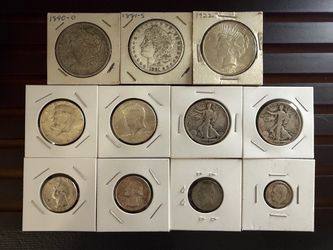 U.S. silver coins 90% silver & 35% silver war nickel