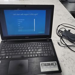 15 inch Acer laptop. New screen.