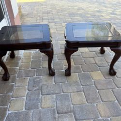 3 pieces coffee and two end tables 