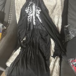 Skull Costume Fits 8-10