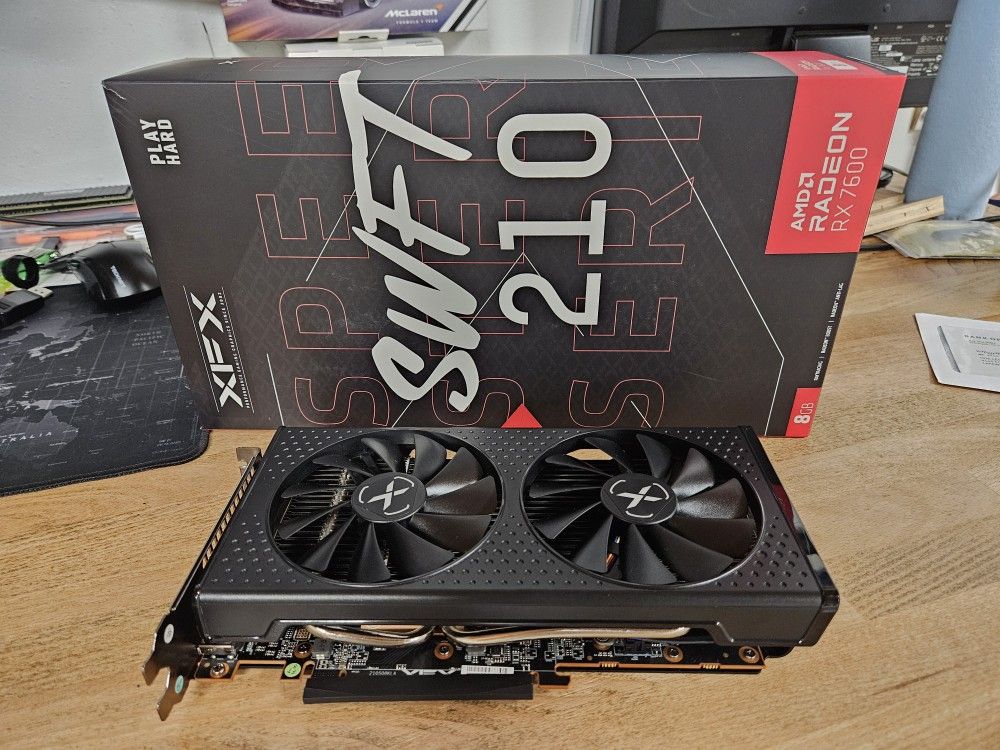 AMD Rx 7600 8gb Xfx Swft 210 Gpu