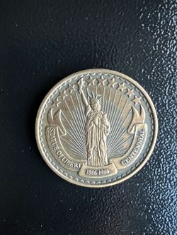 Statue Of Liberty Cenntenial Coin