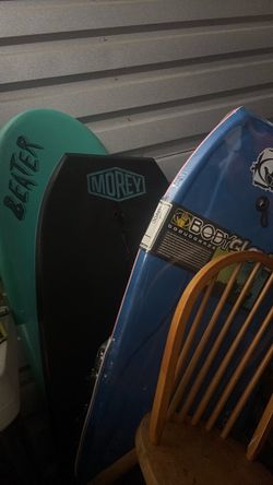 Foam surfboard and boogie board