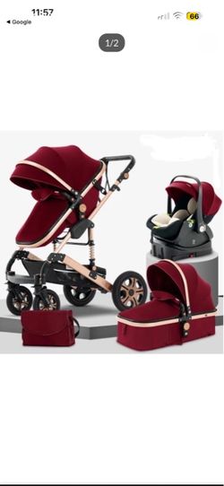 3-in-1 Baby Stroller Travel System Set