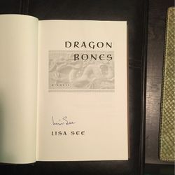 Vintage book, Dragon Bones Signed By Author First Edition