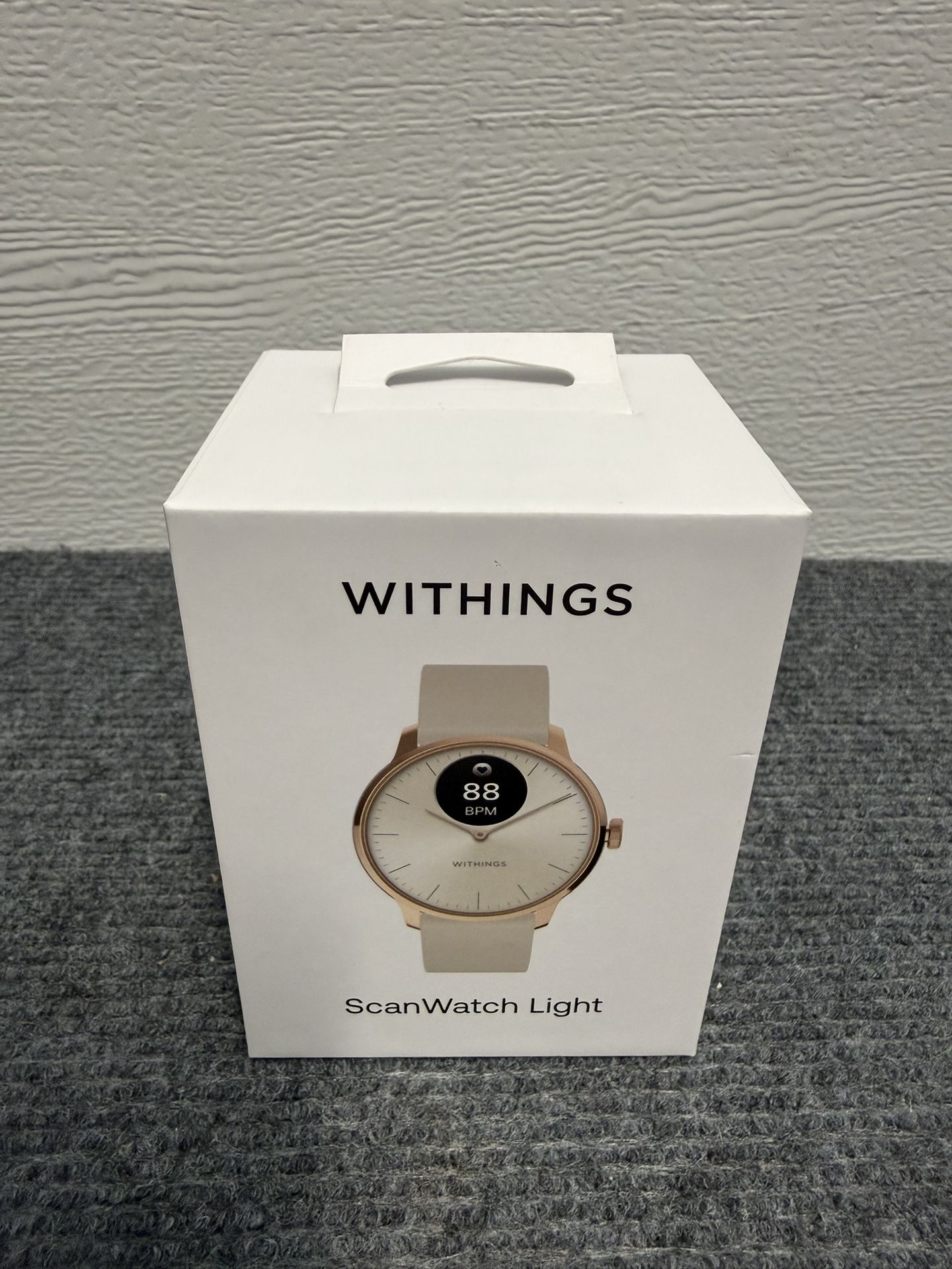 Withings ScanWatch Light - Health Fitness Smart Watch – Sand Brand New & Sealed