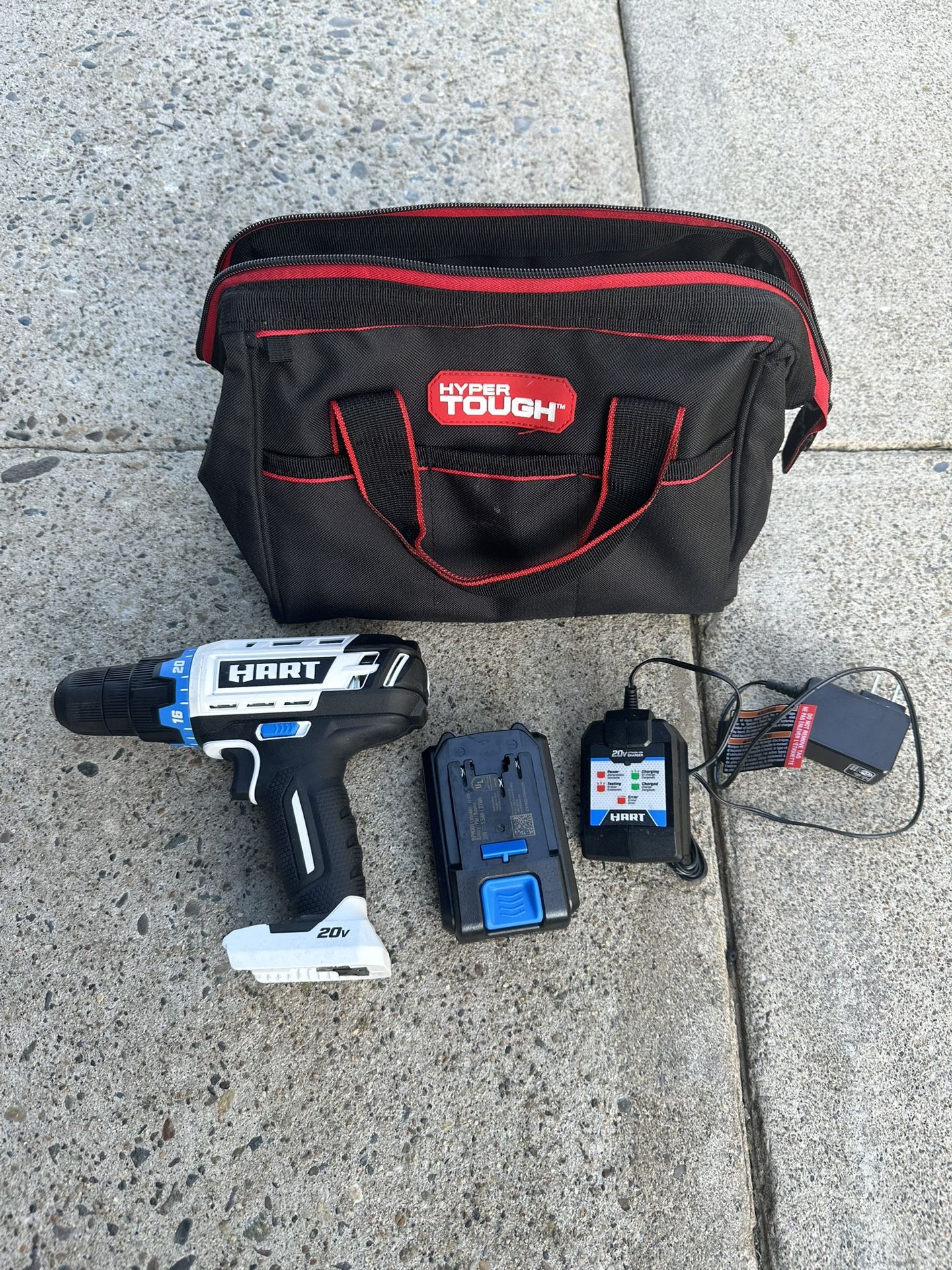 Hard Drill Set With Tool Bag 