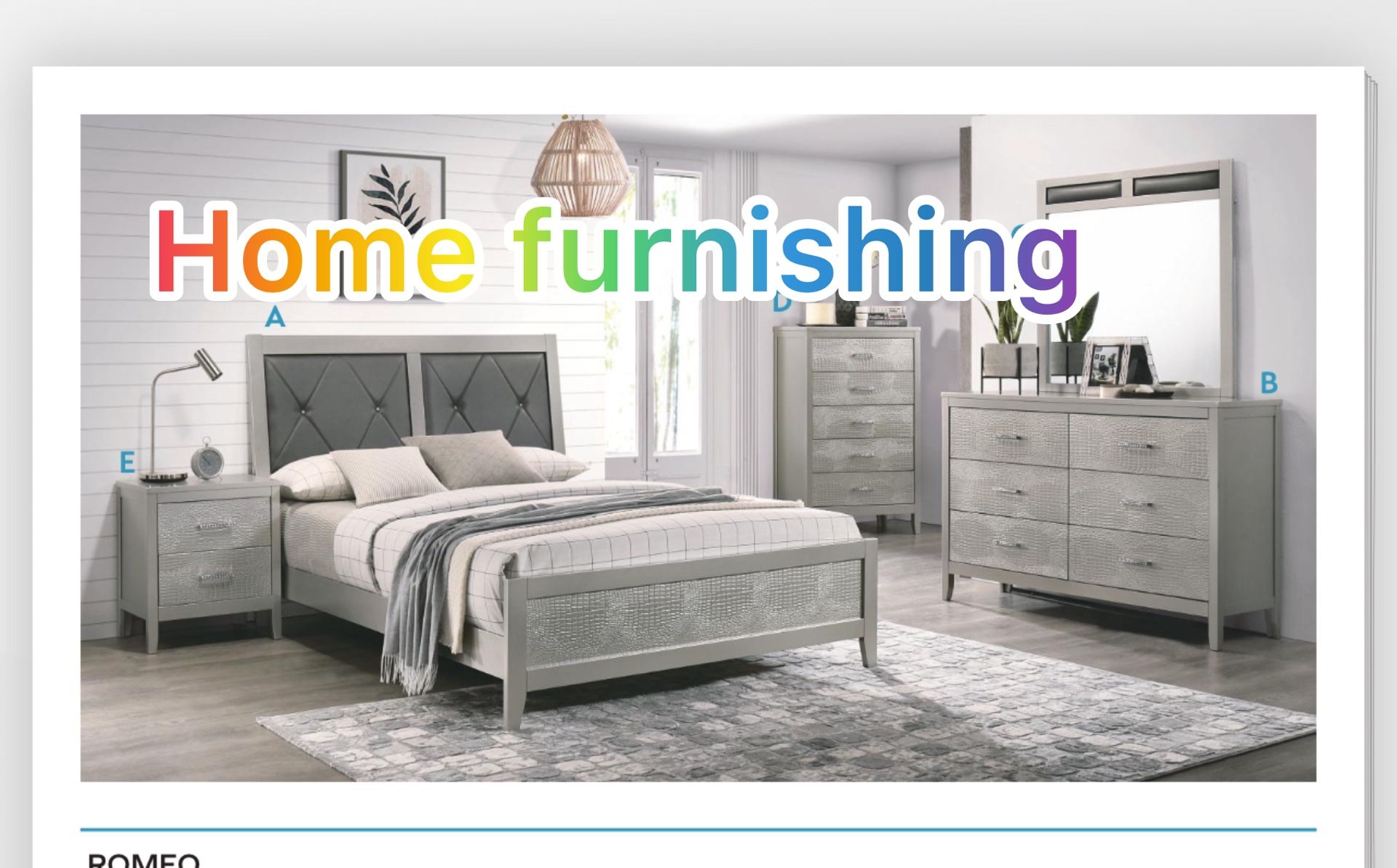 Furniture bedroom, set queen size