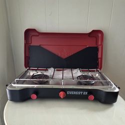 Camp Chef Everest 2X 2-burner Camping Stove 4000 BTU's With Carrying Case