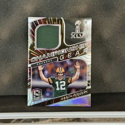 Aaron Rodger’s Football Patch Card