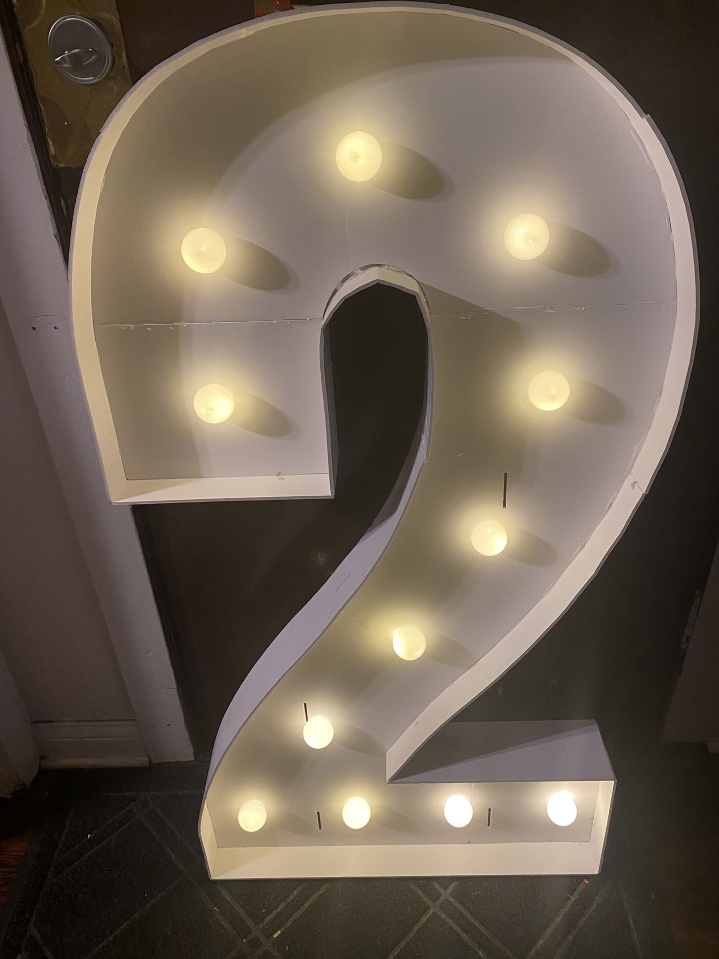 4ft Marquee #2 With Lights FOR SALE