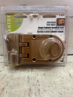 Defender Security Single Cylinder Deadbolt Lock