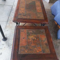 COFFEE TABLE AND END TABLE FOR PATIO OR INSIDE 