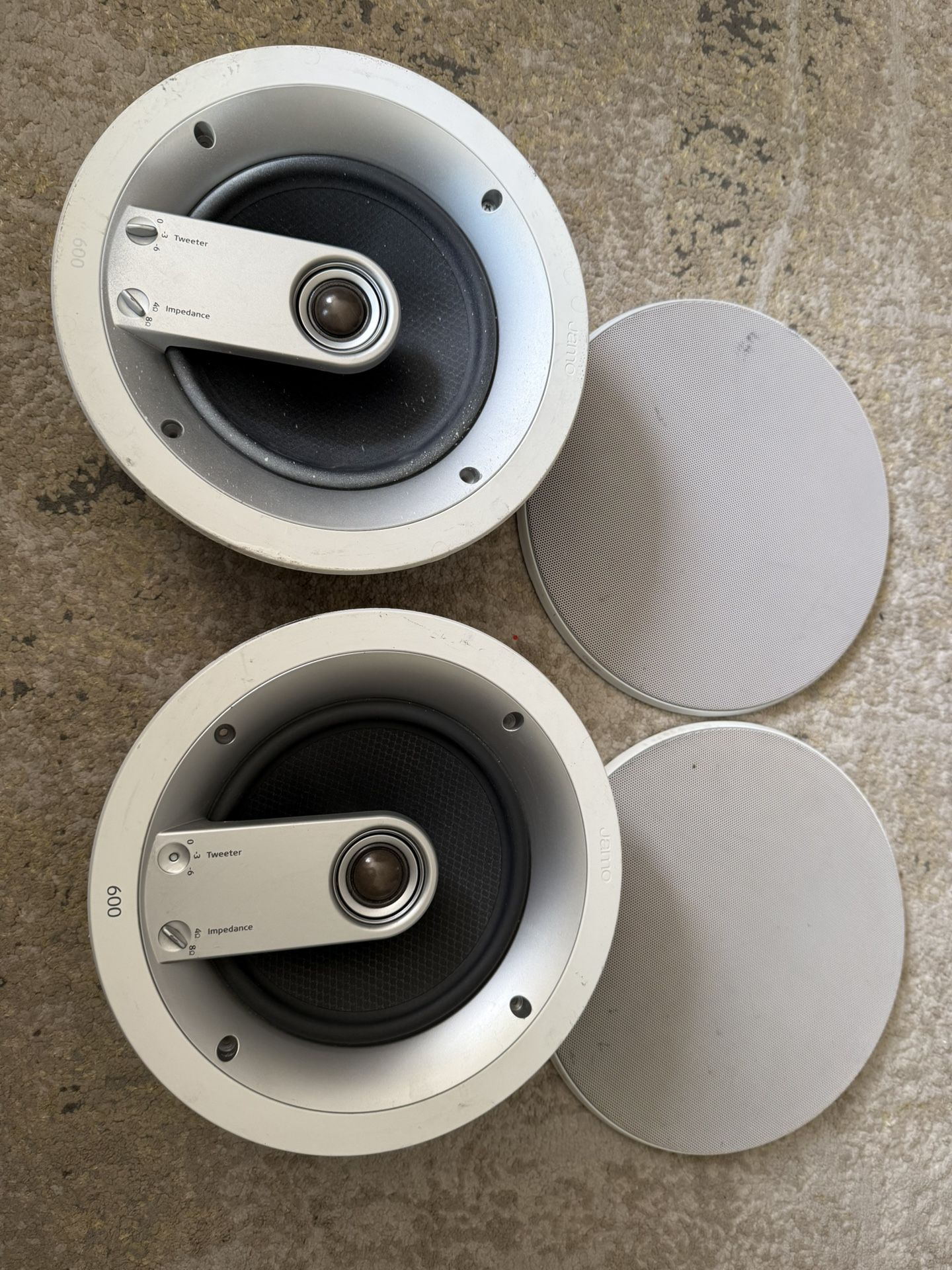Jamo Model IC608 Ceiling Surround Sound Speakers, Not Bose, Sonos, Yamaha, JBL, JL Audio, Sony, Klipsch