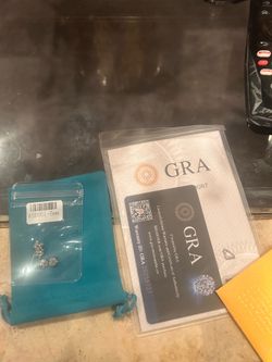 GRA Moissanite stud earrings