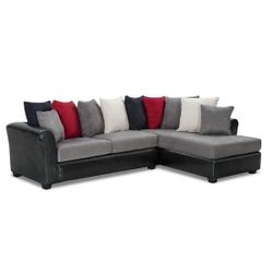 Beautiful new stunning large sectional! Hot deals today on new couch and Loveseat set saves