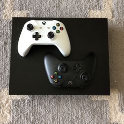 Xbox One X | Two Controllers | Pristine Condition