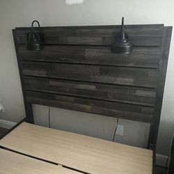 Bedroom Set (Queen Bed, Dresser With Mirror, Nightstand 