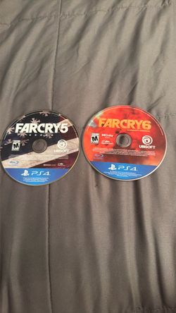Far Cry 5 & 6 PS4 Game Discs