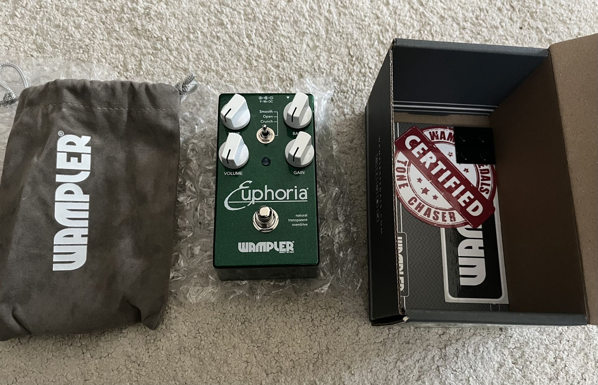 Wampler Euphoria overdrive pedal