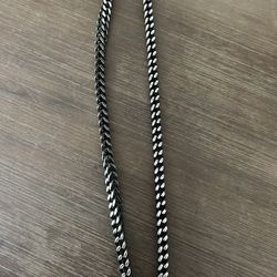 Men’s Black Diamond Cut Chain