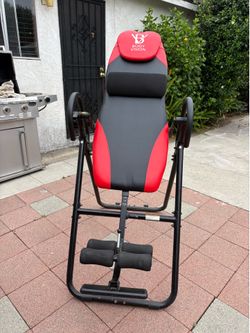 Body Vision IT 9550-R Inversion Table Foldable Padded Adjustable 250lb Red/Black