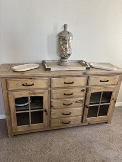 Natural Wood Cabinet