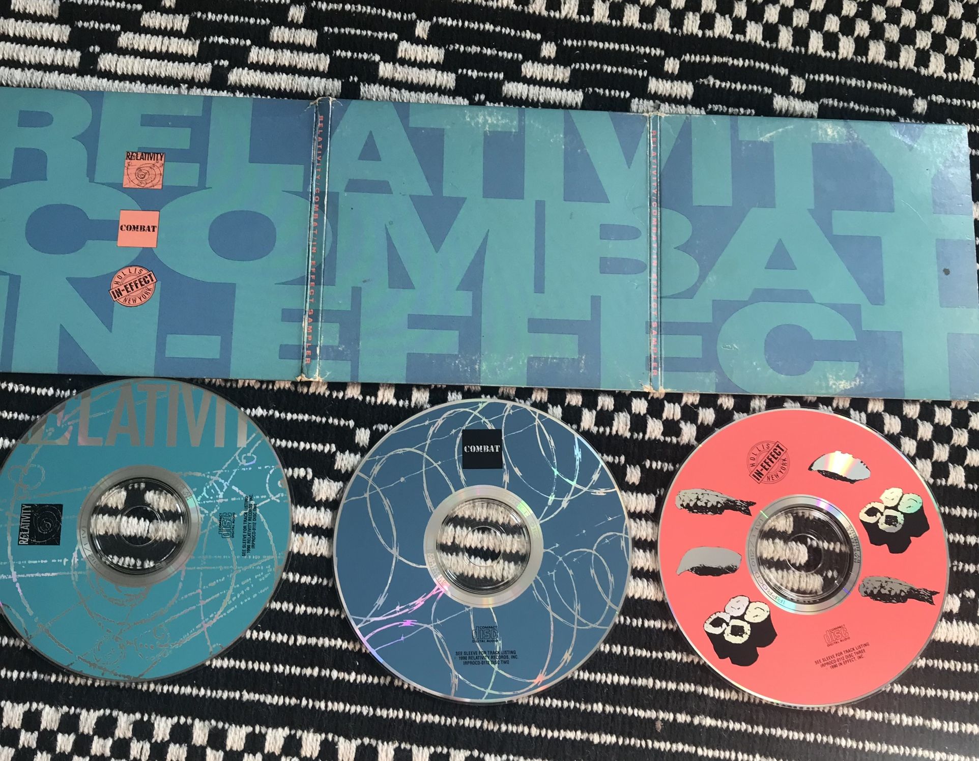 RELATIVITY COMBAT IN-EFFECT PROMOTIONAL 3 CD SAMPLER