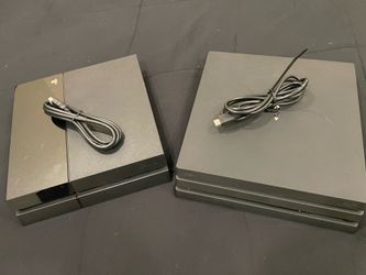 Pair of Sony PlayStation 4 1TB consoles