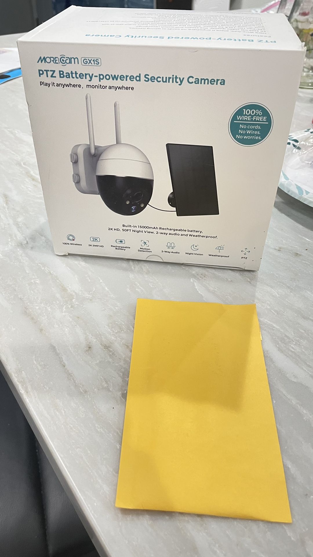 2K PTZ Wireless Security Cam – Solar-Powered Clarity, No Wires Needed