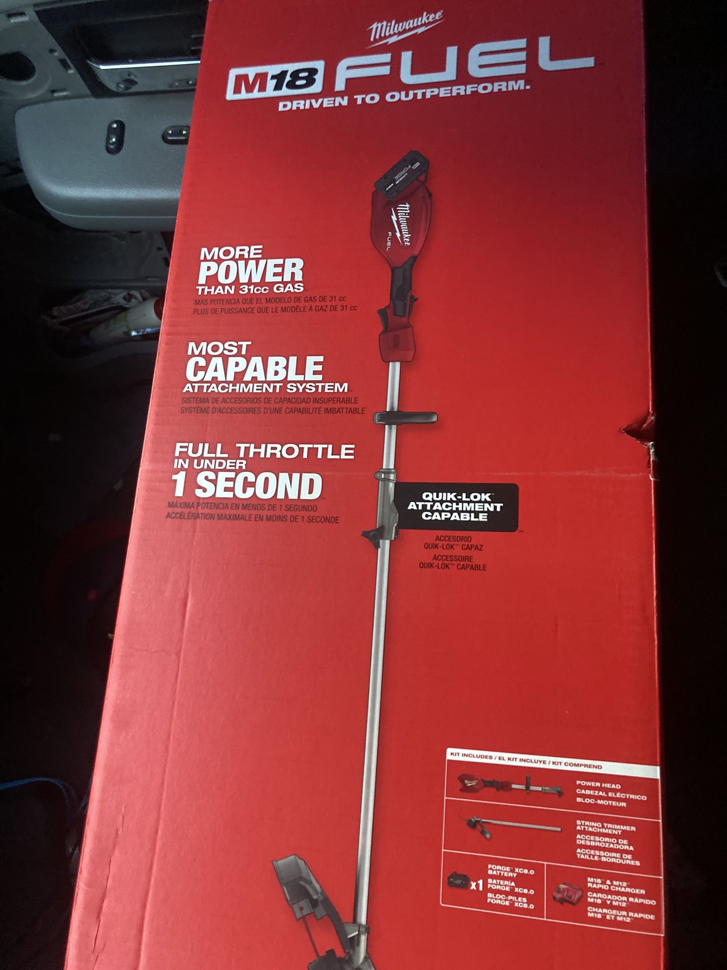 MILWAUKEE M18 FUEL 16” STRING TRIMMER KIT WITH QUIK-LOK
