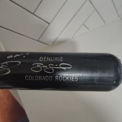Bo Bichette Autographed Colorado Rockies MLB  Baseball Bat! 