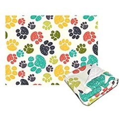 Paw Blanket, Soft Blanket for Pet/Toddler, Super Soft Warm Blanket , The Cute Print Design Washable Fluffy Blanket  40x30 Inches 