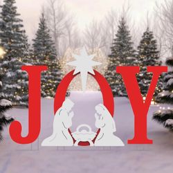  Joy Christmas Nativity Decorations Outdoor