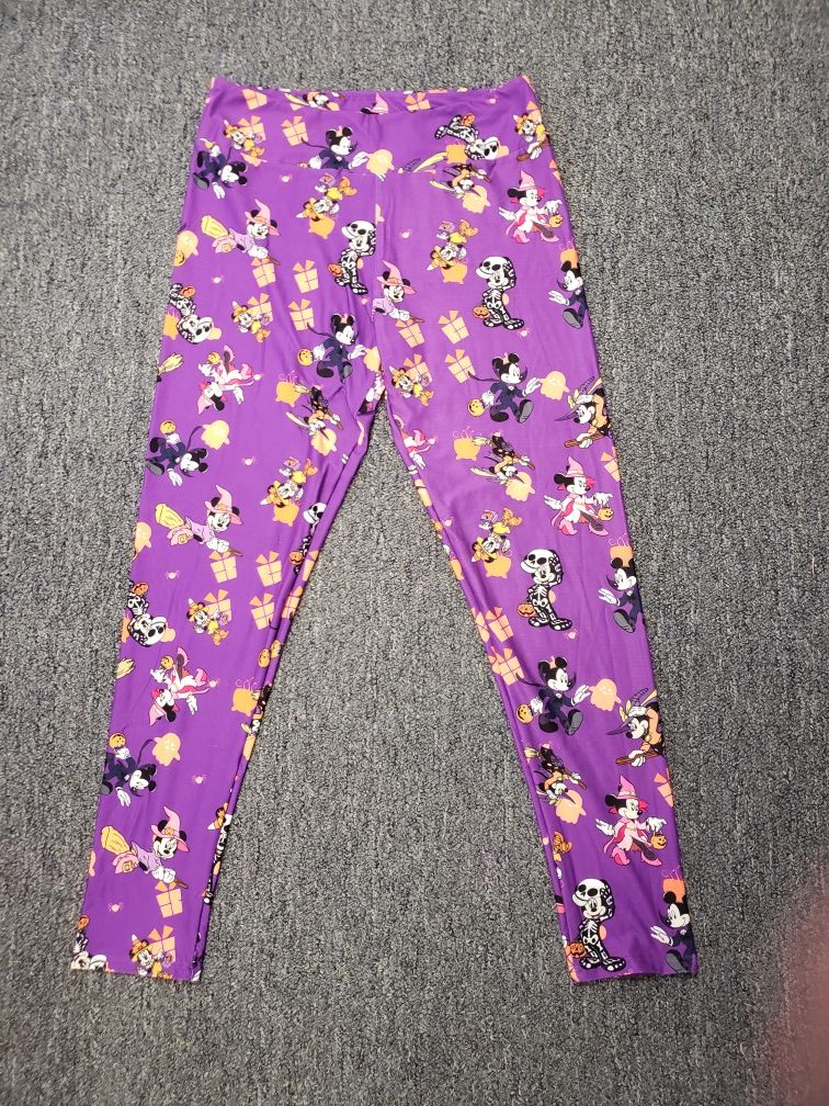 Minnie & Mickie Mouse Halloween Leggings Brand New