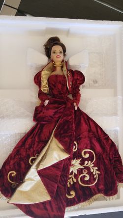 Holiday porcelain barbie collection