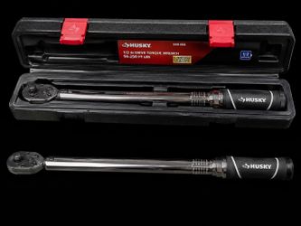 Husky 1/2 in. Drive Torque Wrench 50-250 ft-lbs – Used